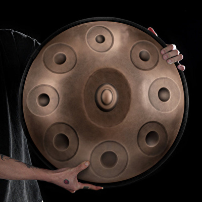 HLURU 22" 9 Tuşlu D Kurd Bronze Handpan
